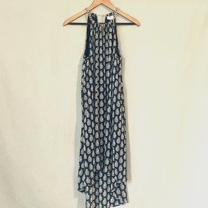 Michael Kors Navy and White Hi Low Dress Size XS